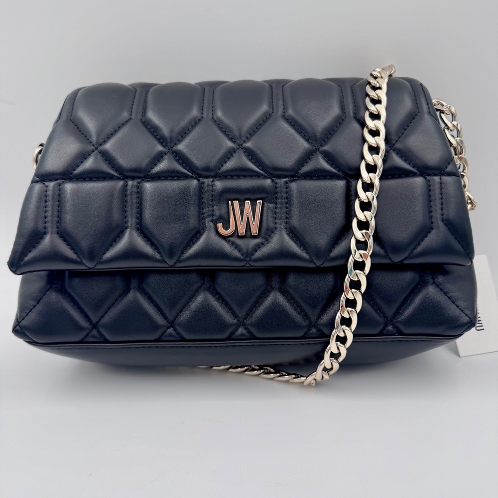 NWT Jason Wu Aria Quilted Shoulder Bag Chain Strap Vegan Leather  WT8240-001-68A